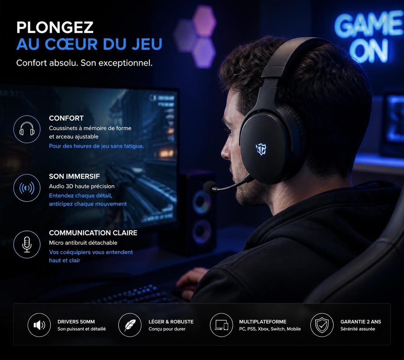découvrez comment choisir un casque gamer adapté pour une immersion sonore optimale, avec nos conseils pour allier confort, qualité audio et performance.