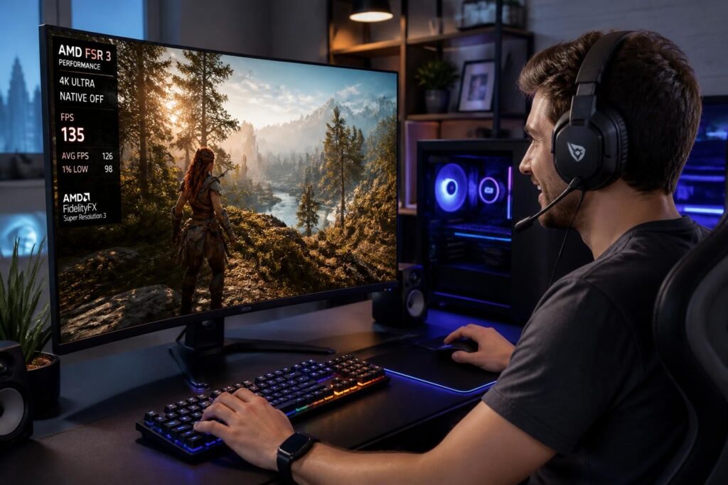 découvrez les avantages de la technologie fsr 3 pour optimiser vos expériences de jeu avec des performances graphiques améliorées et une fluidité accrue.