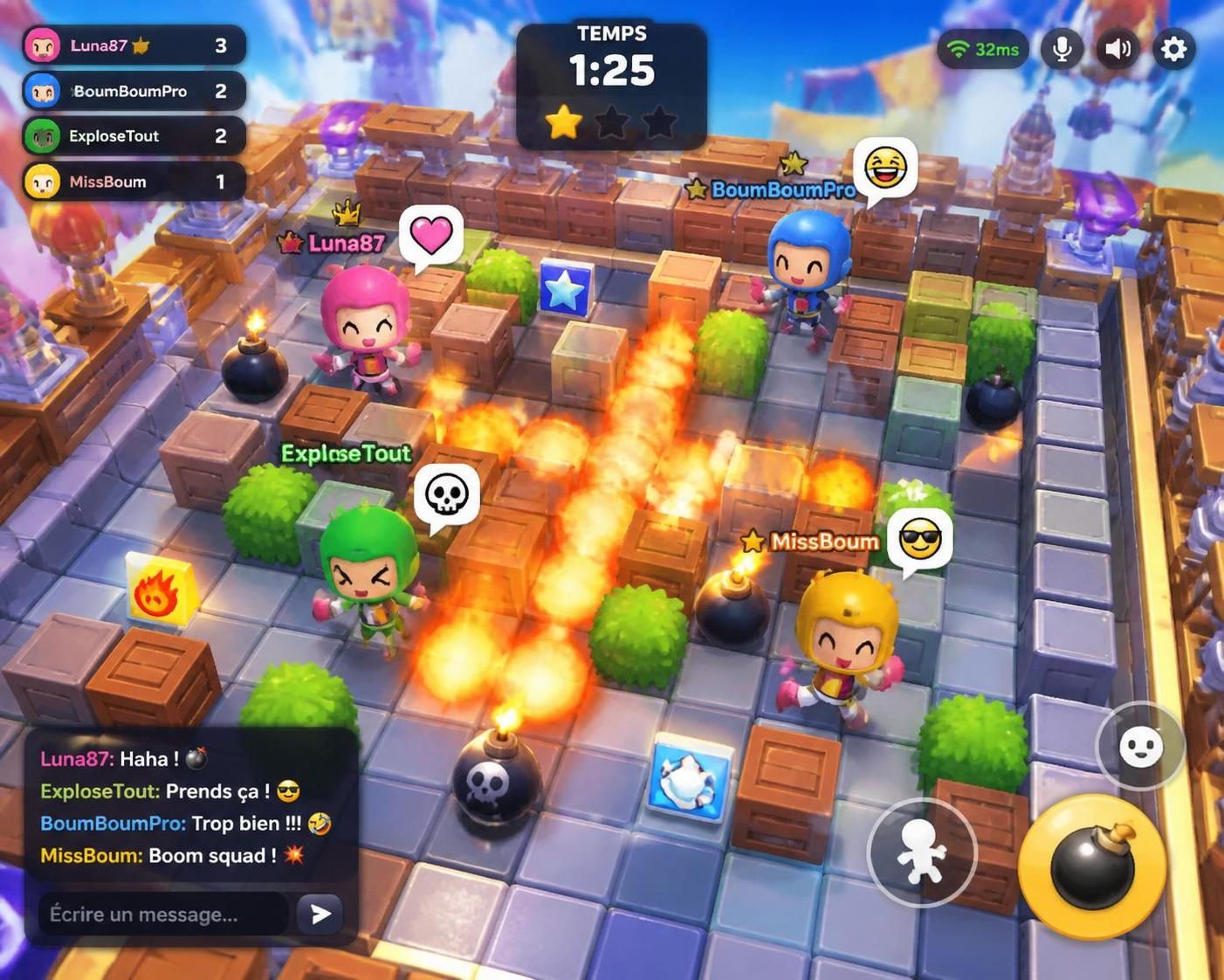 découvrez les meilleurs jeux de la bombe en ligne pour vous amuser entre amis. sélectionnez vos favoris et profitez de moments de fun et de compétition conviviale dès maintenant !