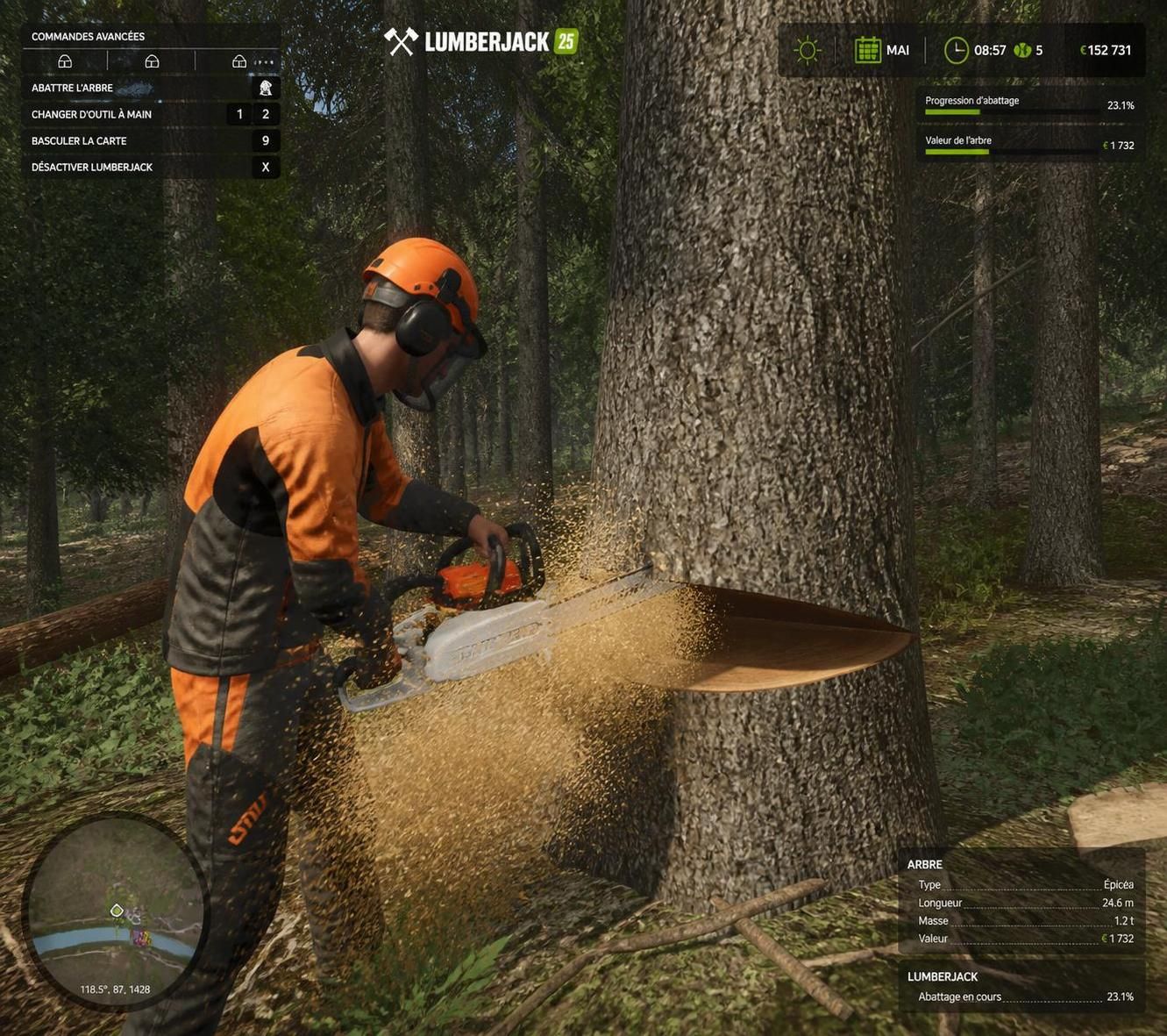 découvrez les nouveautés du mod lumberjack pour fs25 et améliorez vos parties de farming simulator avec de nouvelles fonctionnalités dédiées à la gestion forestière.