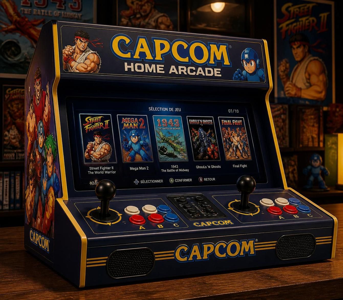 descubra por que o console retrô capcom home arcade conquista os apaixonados por jogos de arcade com seu design autêntico, sua seleção de clássicos atemporais e uma experiência de jogo imersiva em casa.