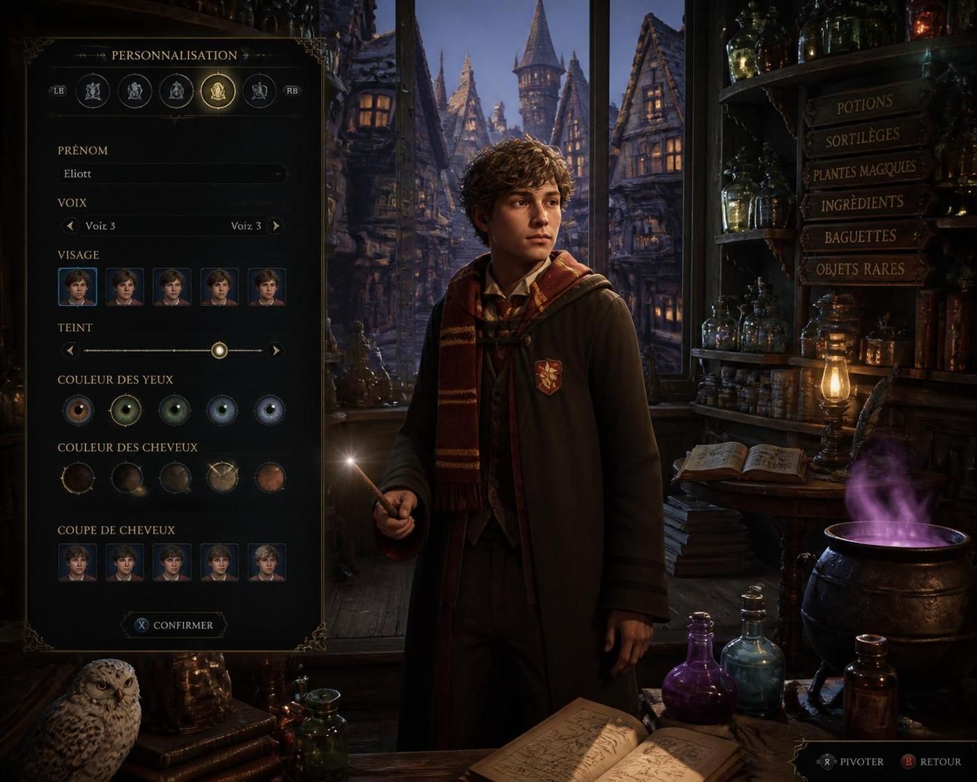 découvrez toutes les options disponibles dans hogwarts legacy pour personnaliser l'apparence de votre personnage selon vos envies.