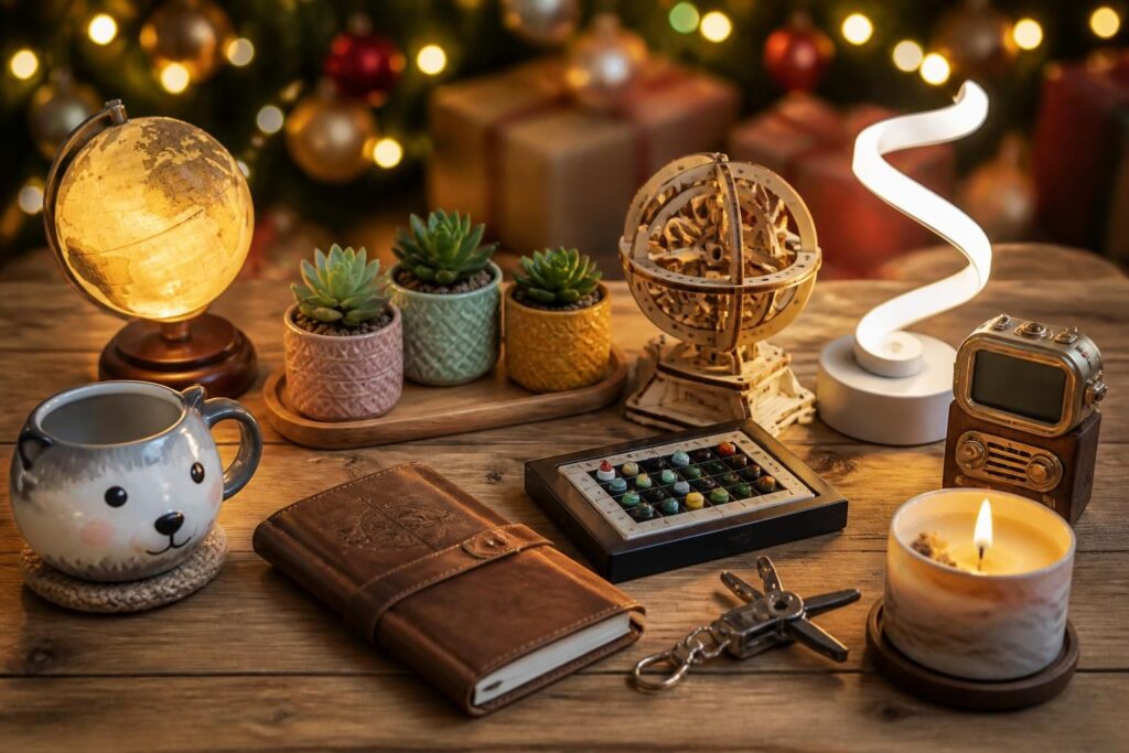 découvrez 10 idées cadeaux insolites pour votre secret santa et surprenez vos proches avec des présents uniques et originaux, parfaits pour toutes les occasions.