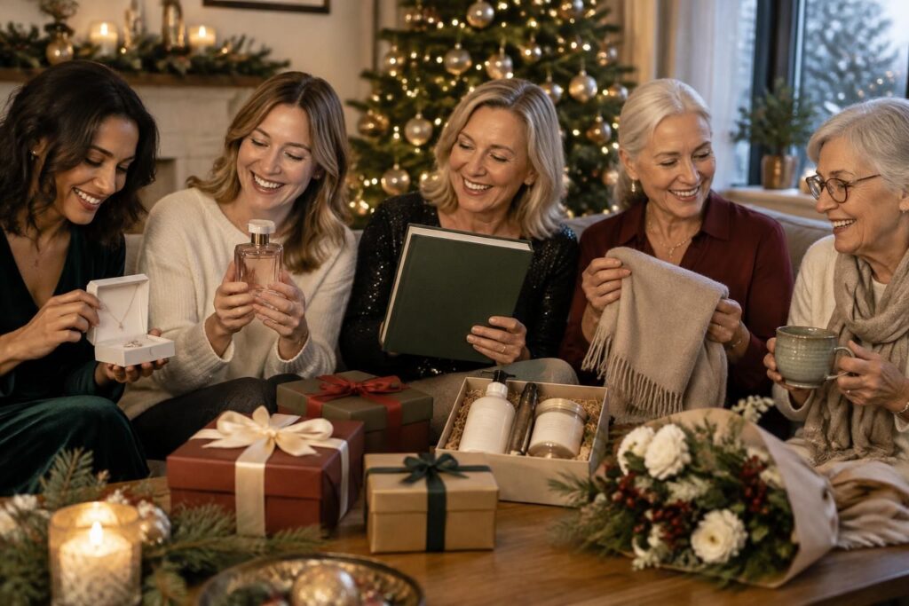 découvrez des idées de cadeaux de noël pour femme adaptées à chaque âge : inspirations originales et attentionnées pour 30, 40, 50, 60 et 70 ans.