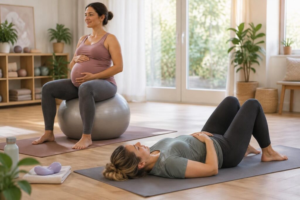 découvrez les exercices et appareils pour muscler le périnée pendant la grossesse et après l’accouchement, et renforcer votre plancher pelvien.
